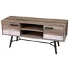 Image de Meuble TV "Brooklyn" - Marron - L 120 x l 39,5 x H 55 cm