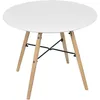 Image de Table Judy Wild Jena Junior - D 60 X H 48 Cm - Mdf, Bois - Blanc - Livraison Gratuite