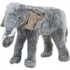 Image de CHILDHOME Jouet debout éléphant 77x33x55 cm Gris