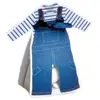 Image de Ballotin en Carton Salopette avec Plexi, Bleu marine