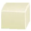 Image de Ballotin Cube carton ivoire nacré 4cm