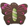 Image de Ballotin papillon avec plexi CHOCOLAT, décos roses