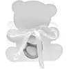 Image de Ballotin OURSON avec plexi, Blanc