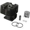 Image de Cylindre complet ø : 35 mm, adaptable pour le modèle Stihl FS120. Remplace l'original : 41340201213, 41340201218