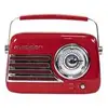 Image de Radio portable MADISON FREESOUND VR40R rétro Bluetooth USB AUX FM Rouge 30W - Neuf