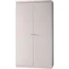Image de M&s - Armoire 2 Portes 110x57x204,5 Cm Laqué Blanc - Breval