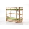 Image de Vipack Lit superposé Pino - Pin massif laqué naturel, Dimensions : 210 cm x 182 cm x 105 cm ; PICOOLLA10