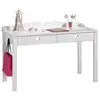 Image de Bureau laqué blanc Vipack AMORI pour chambre enfant - Neuf