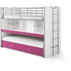 Image de Lit mezzanine Bonny avec bureau et 3 couchages