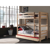 Image de Lit mezzanine Vipack Pino hauteur 180 cm avec tiroir de lit