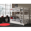 Image de Lit mezzanine Vipack Pino hauteur 180 cm avec tiroir de lit