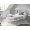 Image de Vipack lit métallique Alice surface de couchage 90 x 200 cm blanc