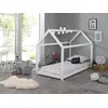 Image de Vipack lit de maison surface de couchage 90 x 200 cm blanc
