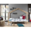 Image de Vipack Ensemble lit de maison DALLAS 3 avec matelas, surface de couchage 90 x 200 cm, finition pin naturel