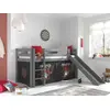 Image de Vipack lit de jeu Pino avec toboggan et set textile "Pirates