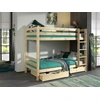 Image de Lit mezzanine Vipack Pino hauteur 160 cm incl. 2 tiroirs