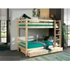 Image de Lit mezzanine Vipack Pino hauteur 160 cm incl. tiroir de lit