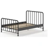 Image de VIPACK - Lit d'adolescent BRONXX avec couchage 140 xx 200 cm, Finition métal noir mat