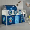 Image de Lit Mi-hauteur Scottie 90x200 Cm Astronaute 3-blanc