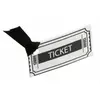 Image de Planche de 6 Etiquettes Ticket de cinéma