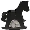 Image de Ballotin CHEVAL A BASCULE avec plexi, en Noir