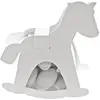 Image de Ballotin CHEVAL A BASCULE avec plexi, Blanc