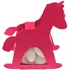 Image de Ballotin CHEVAL A BASCULE avec plexi, Fuchsia