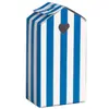 Image de Ballotin Cabine de Plage rayée 7,5cm