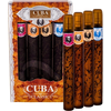 Image de Cuba - Coffret classique Cuba Gold EDT 35 ml, Cuba Orange EDT 35 ml, Cuba Red EDT 35 ml, Cuba Blue EDT 35 ml 140ml