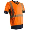 Image de T-shirt De Travail Manches Courtes Haute Visibilité Komo - Orange Fluo M - 44/46