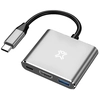 Image de XtremeMac XWH-HUB3-13 station d'accueil Avec fil USB Type-C Argent - Neuf