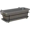 Image de Kit Balcon Jardiniere Venezia 50cm Anthracite 50 X 19,5 X H16,3 Cm - 1,13l - Artevasi