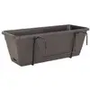 Image de Artevasi Kit Jardiniere Venezia Avec Reserve Deau - 10 L - 49 X 19,5 X 16,6 Cm - Gris Anthracite