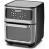 Image de SILVER Lisboa IP009 Single 12 L Autonome 1800 W Friteuse à air chaud Noir, acier inoxydable