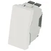 Image de Interrupteur Poussoir À Bascule - 1 Module Pour Goulotte - Couleur Matériel - Blanc