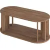 Image de Table basse en noyer, 110 x 50 x 51