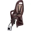 Image de POLISPORT Groovy Maxi FF 29 Siège arrière de vélo pour enfant Fixation au cadre - Marron foncé/Marron