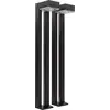 Image de Lot de 2 bornes de jardin Eclairage LED Solaire Extérieur 100 Lm Autonomie 3 nuits IP54 ASLO