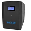 Image de UPS interactif PHASAK Sirius 1560 VA modèle PH 7315, protection des appareils électroniques, régulation automatique de la tension fr, surtension, démarrage à froid et charge hors ligne fr.
