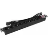 Image de Phasak BNS 1520 Bloc d'alimentation avec interrupteur/ 8 prises/ 3m de câble/ Noir