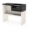 Image de Movelar - Tuozi - Barbecue Fixe Pour Bois Et Charbon Modèle Plana Plegada Corta (blanc/noir - 118 X 50 X 93 Cm) Ref: 8050 - Compact Et Pliable