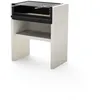 Image de Tuozi - Barbecue Fixe Pour Bois Et Charbon Modèle Venit Flex (gris/blanc - 78 X 47 X 95 Cm) Ref: 8061 - Idéal Jardin Et Terrasse