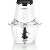 Image de Haeger CH-30W.007A Robot de cuisine électrique de 1,2 L 300 W Noir, Transparent, Blanc