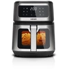 Image de Haeger AF-D50.004A friteuse Unique 5 L 1200 W Friteuse d'air chaud Noir, Acier inoxydable - Neuf