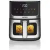 Image de Haeger AF-D47.005A friteuse Unique 4,7 L Autonome 1200 W Friteuse d'air chaud Noir, Argent - Neuf