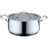 Image de Casserole avec couvercle Haeger PA-24H.003A Beige Gris Ø 24 cm