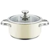 Image de Casserole avec couvercle Haeger PA-18H.006A Beige Ø 18 cm