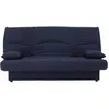 Image de DREAM Canapé-lit 3 places - Tissu bleu foncé - Slyle moderne - L 190 x P 92 cm