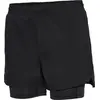 Image de Newline NWL Dallas Shorts 2in1 Femmes Running Short noir 500326-2001, Taille:XS