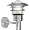 Image de Applique Murale Lønstrup 22 Sensor Acier Galvanisé Acier Galvanisé, H.26.5 - Ip44 - E27 / Nordlux Extérieur